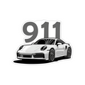 911 Sports car sticker