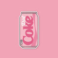 Diet coke sticker