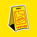 Caution sticker
