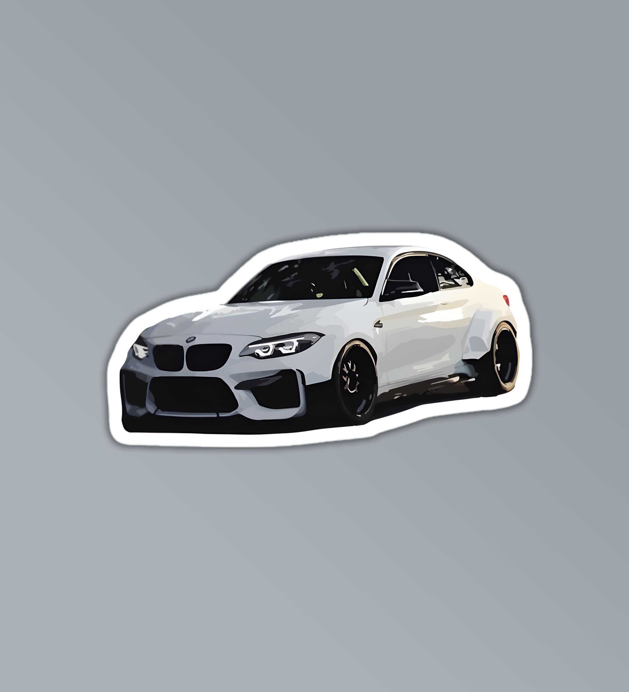 BMW car sticker