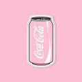 Coca cola sticker