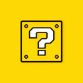 Yellow GAMING box sticker