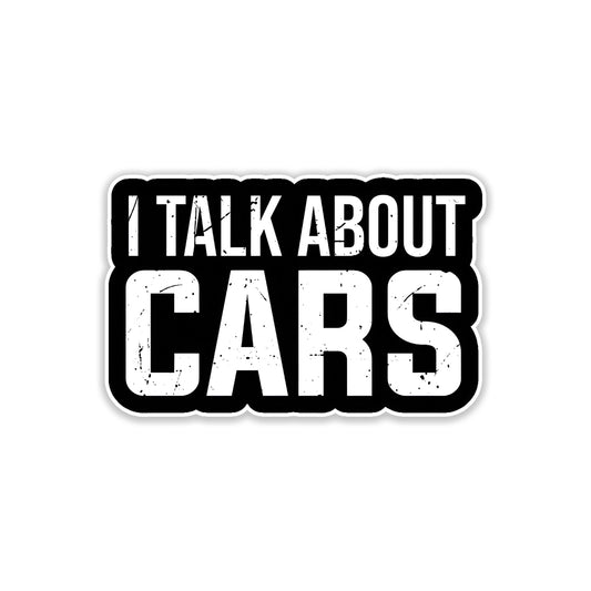 I TALK About cars stickers