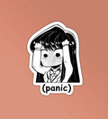 Panic sticker
