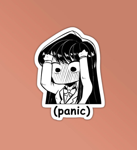 Panic sticker