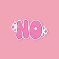 NO pink sticker