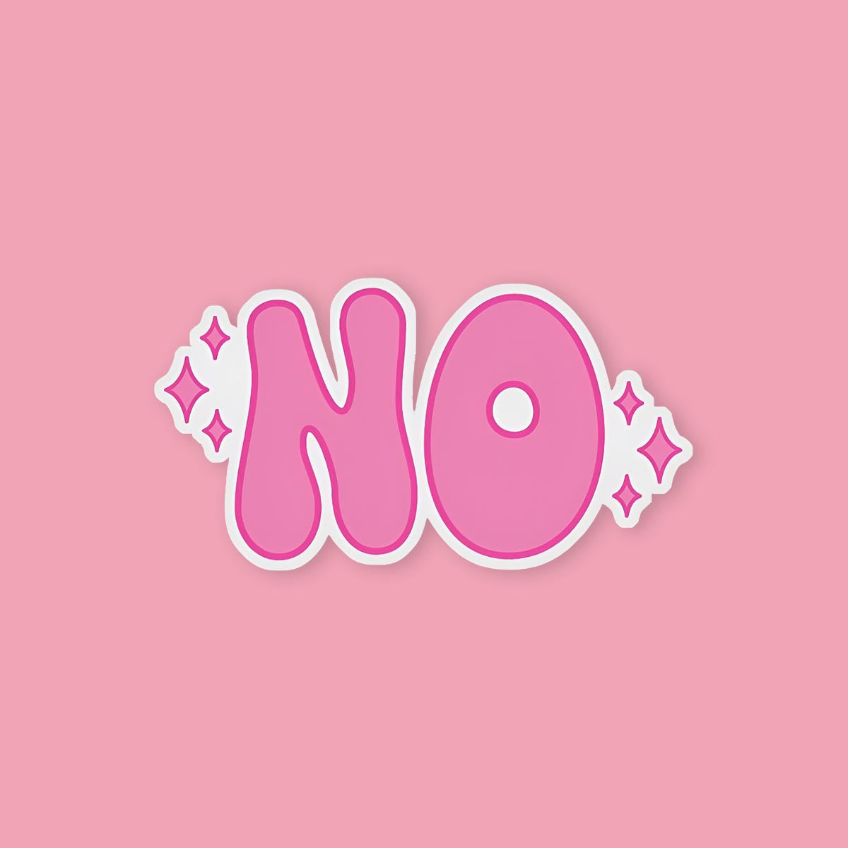 NO pink sticker
