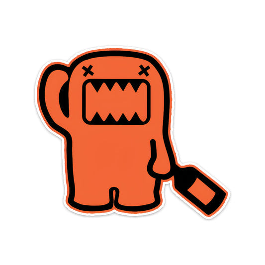 A man with bottle Sticker