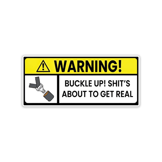 Warning sticker