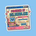 Powered by delusion.EXE sticker