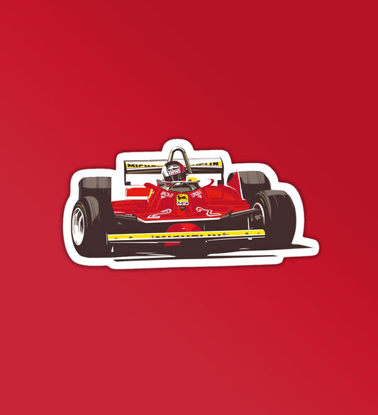 F1 car sticker