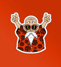 Old man anime sticker