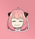 Cute baby face girl sticker