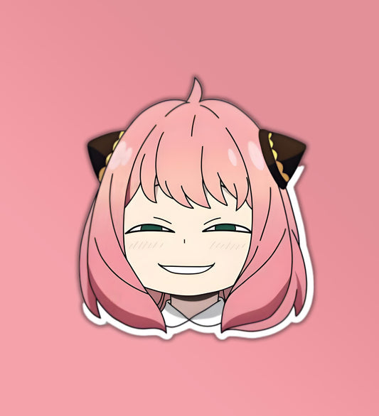 Cute baby face girl sticker