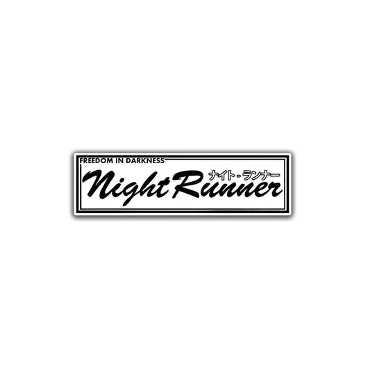 NIGHT RUNNER sticker