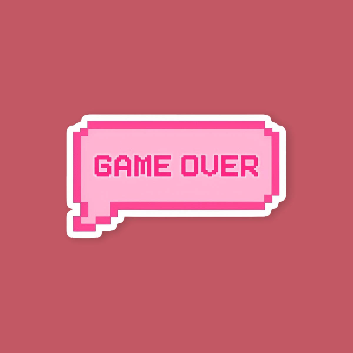 Game over sticker
