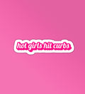 Hot girls hit curbs sticker