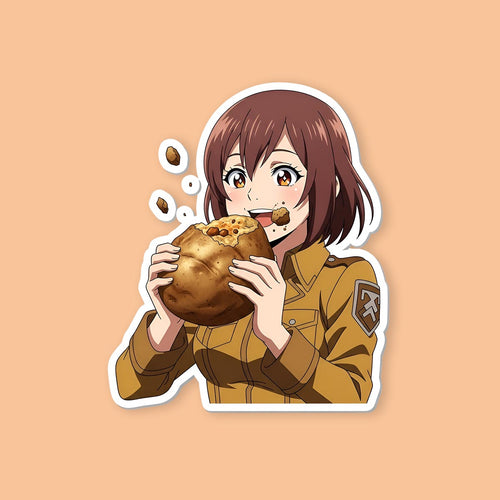 Anime girl sticker