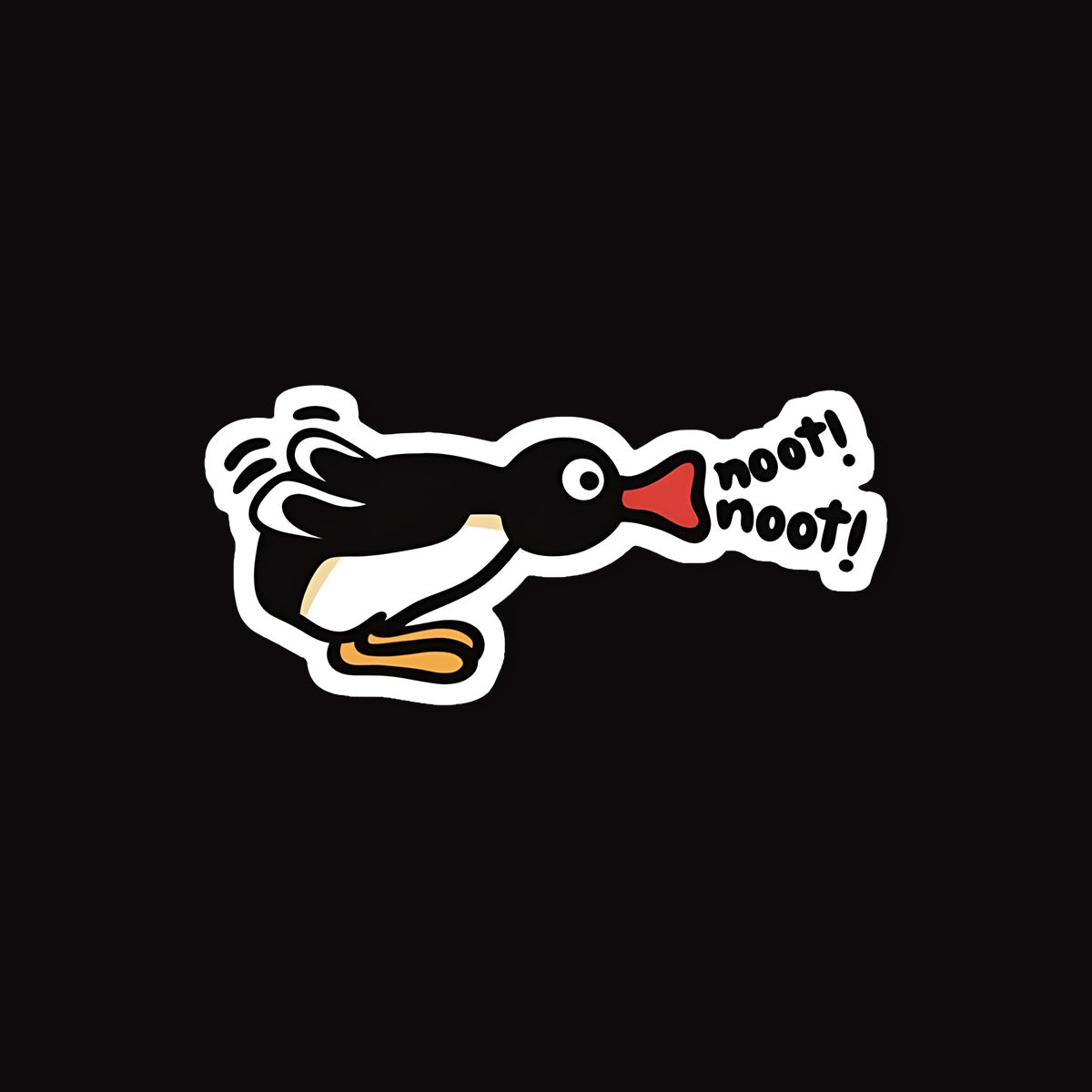 Noot! duck sticker