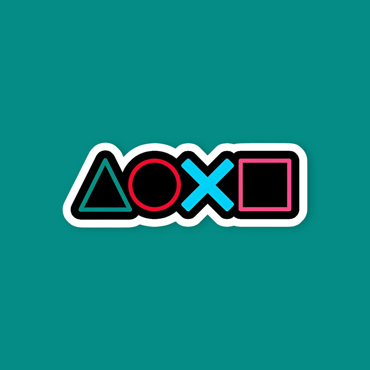 Squid game logo sticker