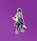 Anime boy with the hand roofer sticker