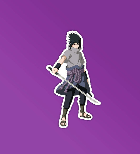 Anime boy with the hand roofer sticker