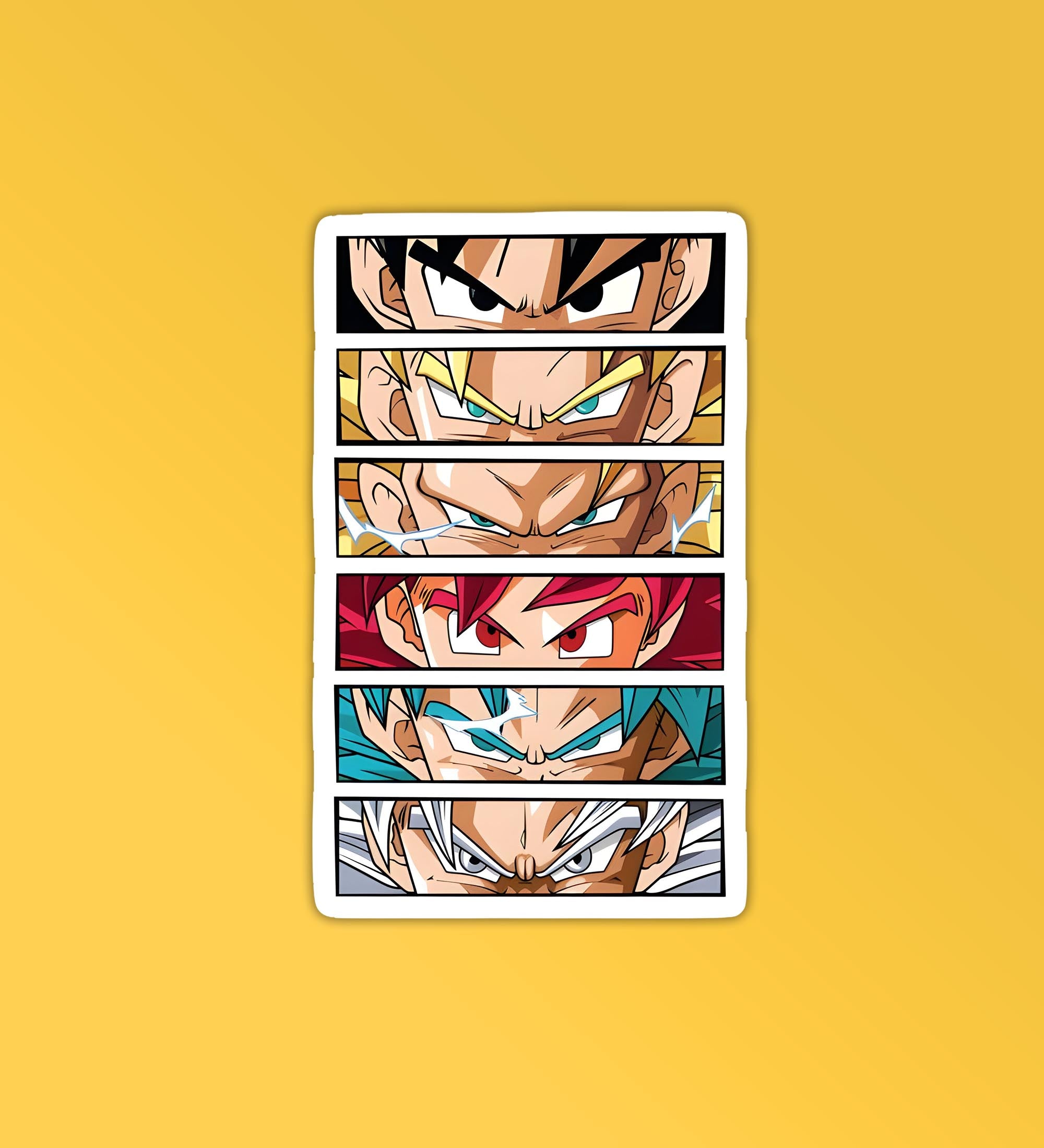 Anime 6 chr in one  sticker