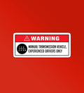 Warning sticker