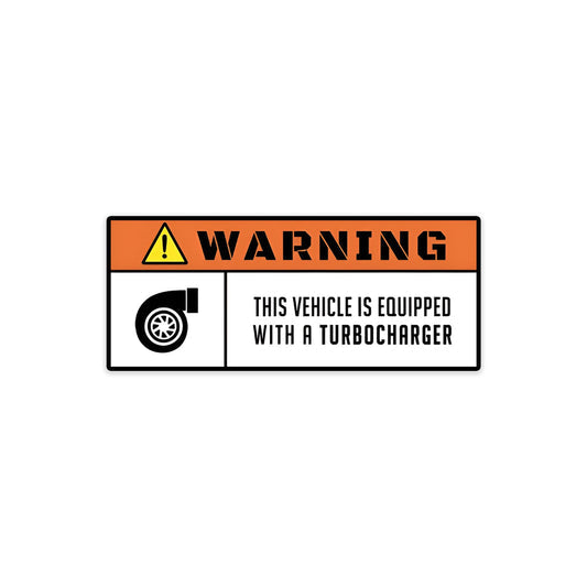 Warning sticker