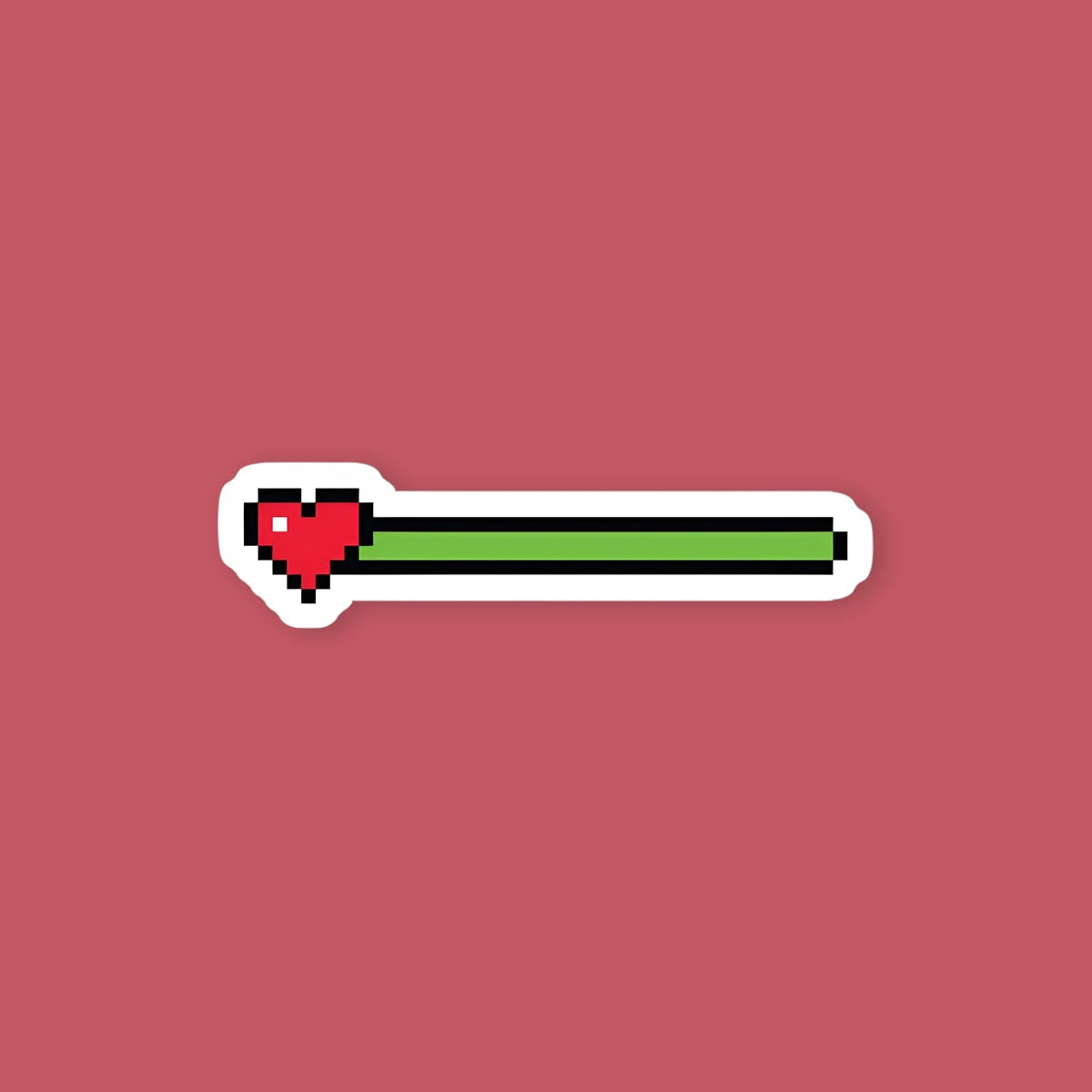 Heart counter sticker
