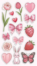 cute girls stickers pack