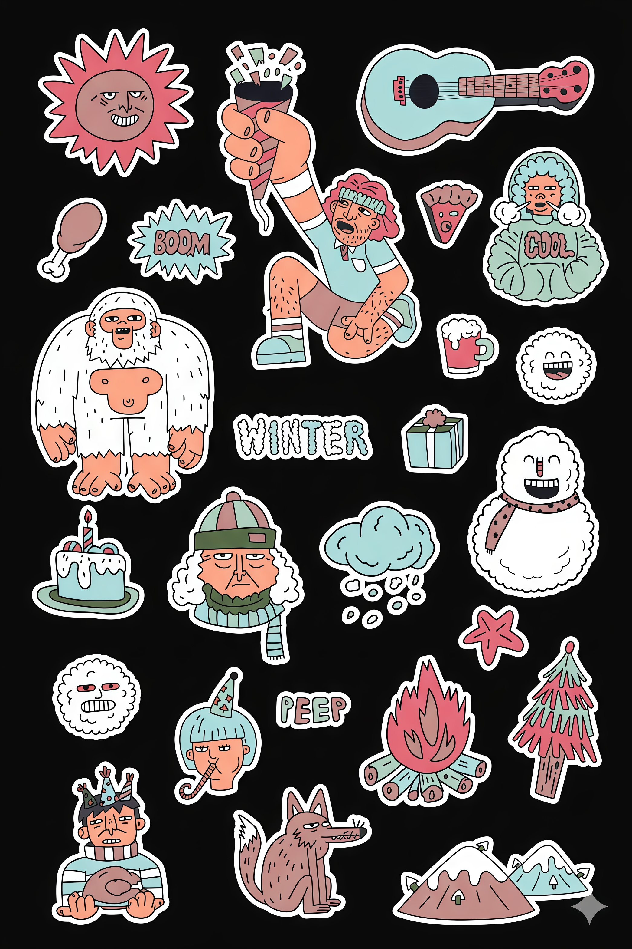 Desi stickers pack