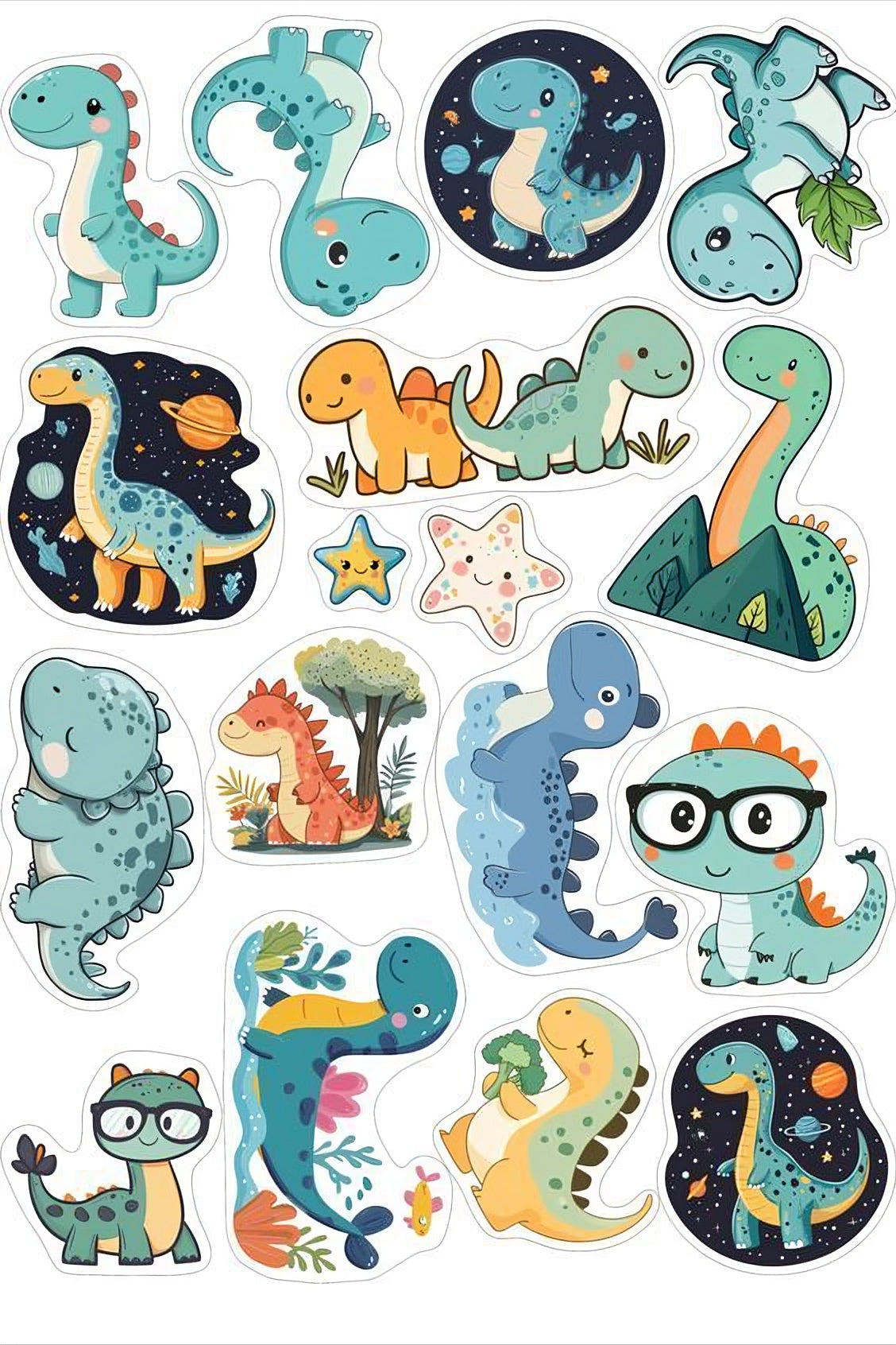 dinosaur stickers pack