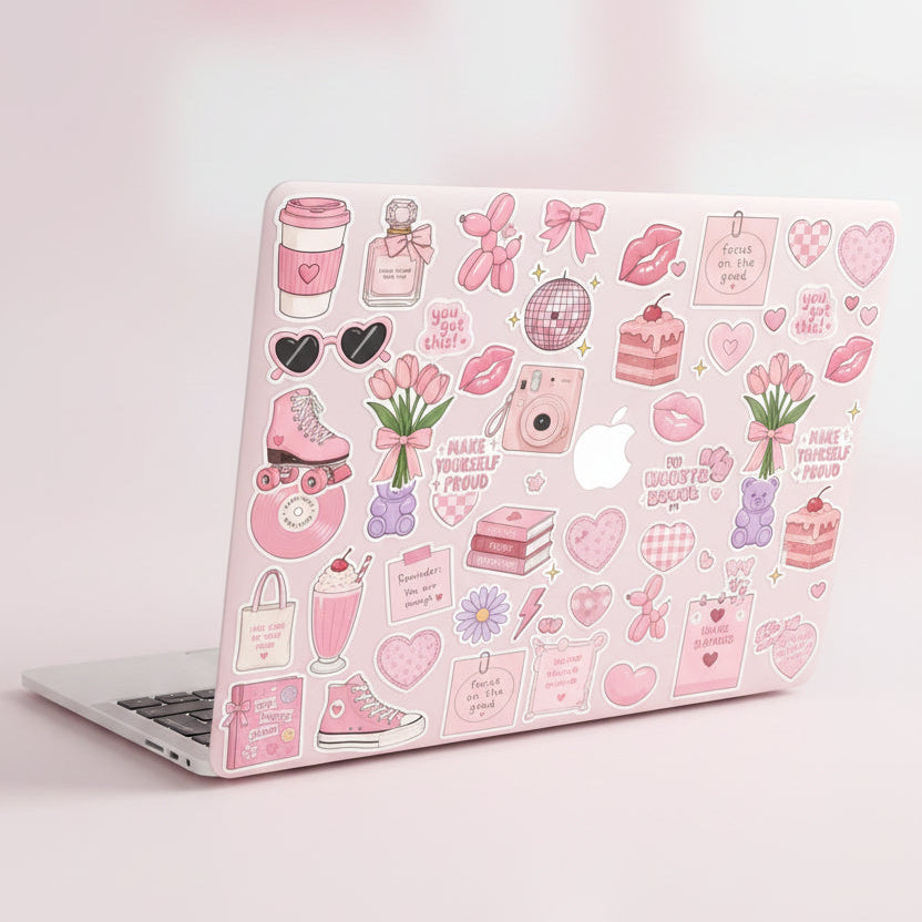 cute girls stickers pack