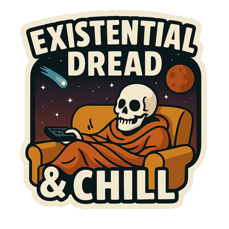 Existential Dread & Chill sticker