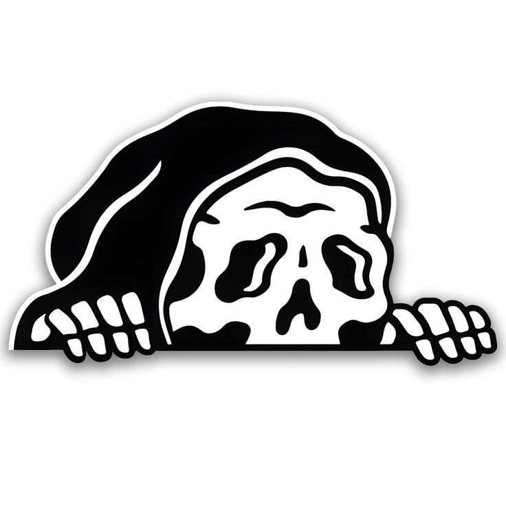 Black Vans Sticker