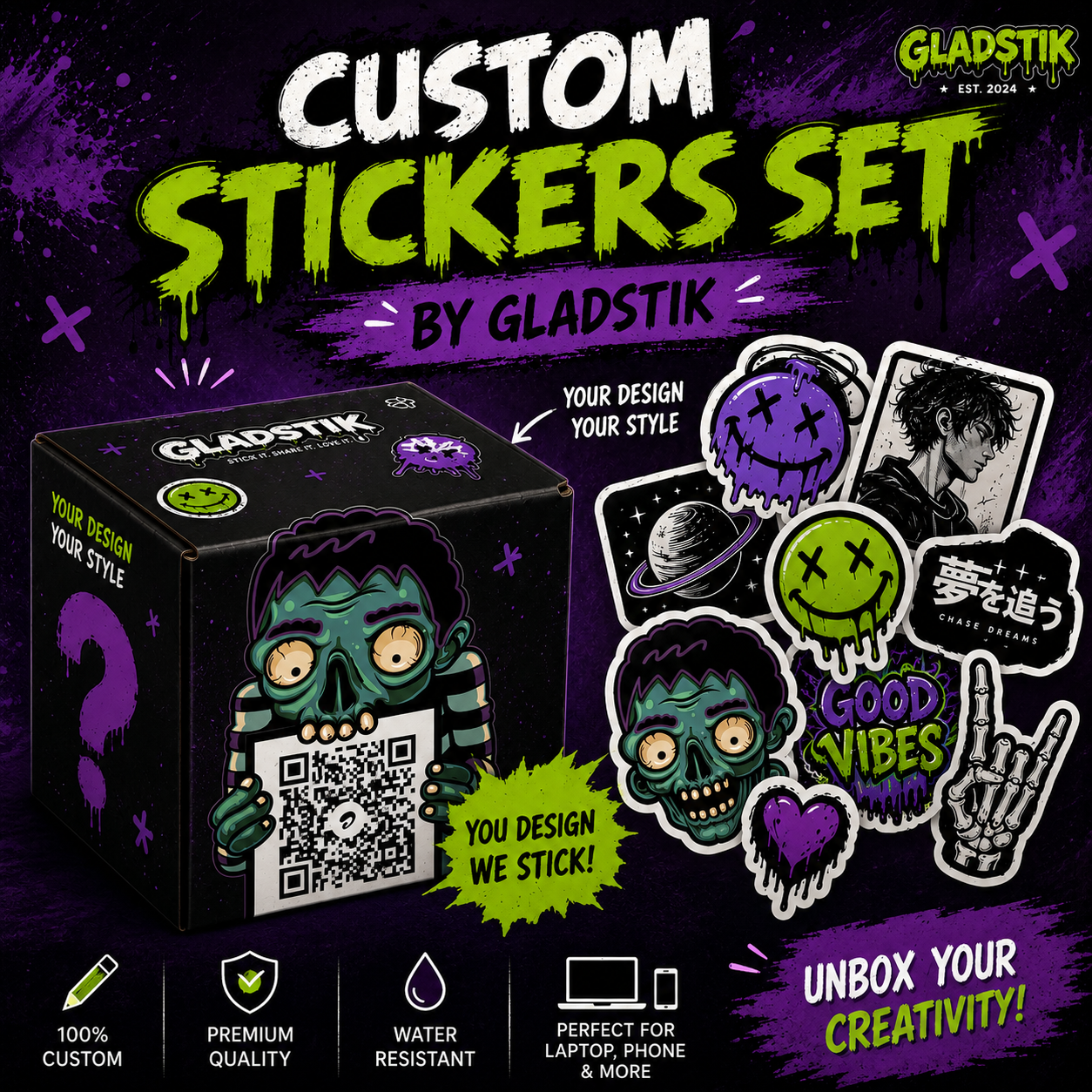 Custom Sticker Pack By GladStik