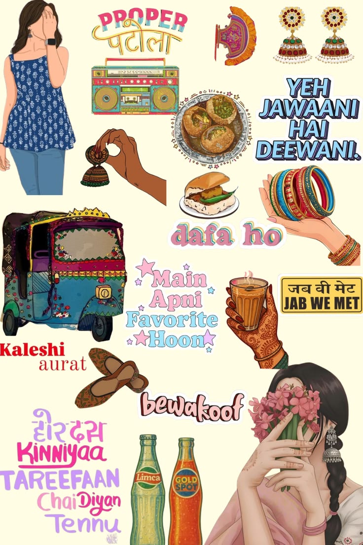 Desi era stickers pack