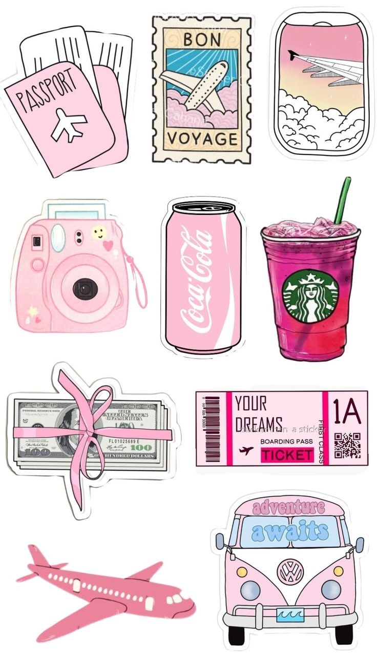 travel stickers pack