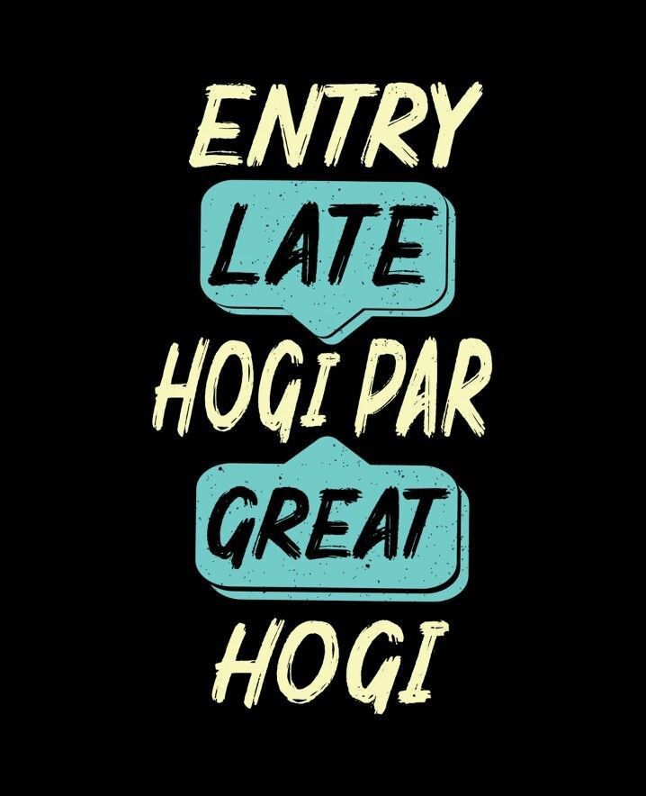 Entry late hogi but great hogi sticker