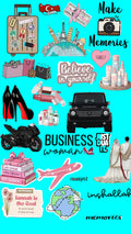 travel stickers pack