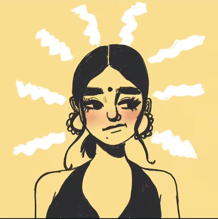 Vibe girl card sticker
